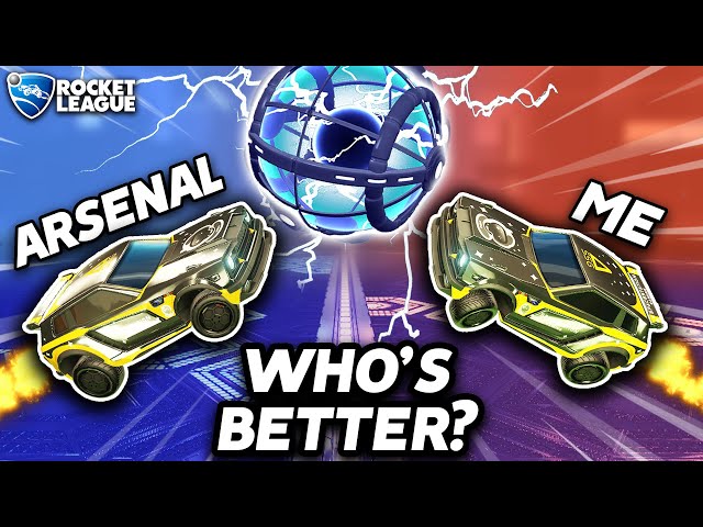 I CHALLENGED ARSENAL TO SEE WHO'S THE BETTER DROPSHOT PLAYER