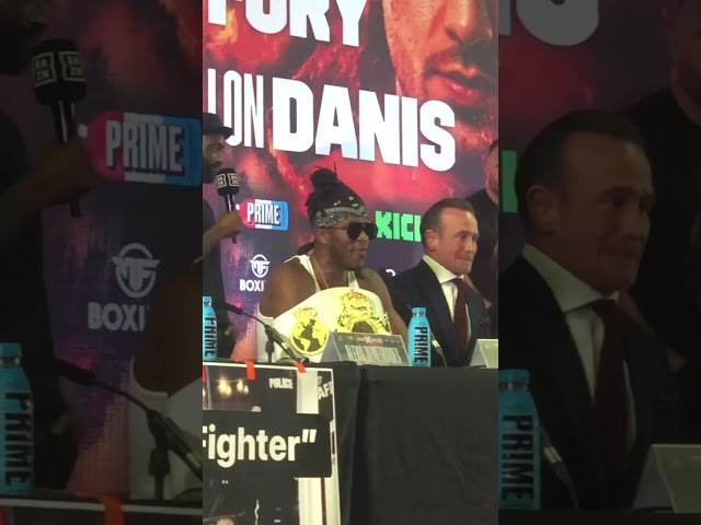 KSI AND TOMMY FURY CLASH AT KSI Vs Tommy Fury Press Conference