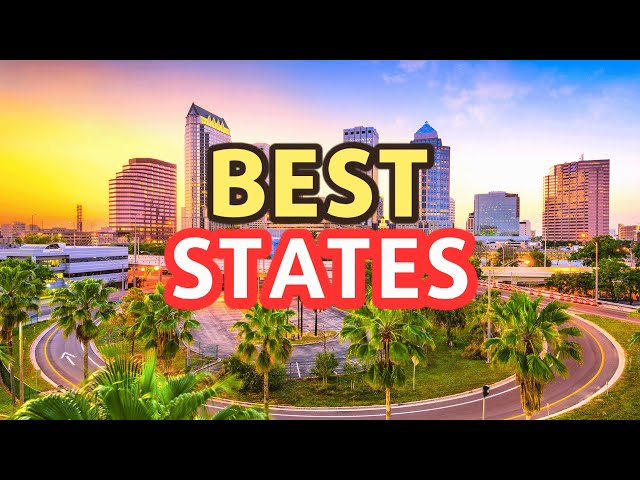Top 10 BEST States to Live in America