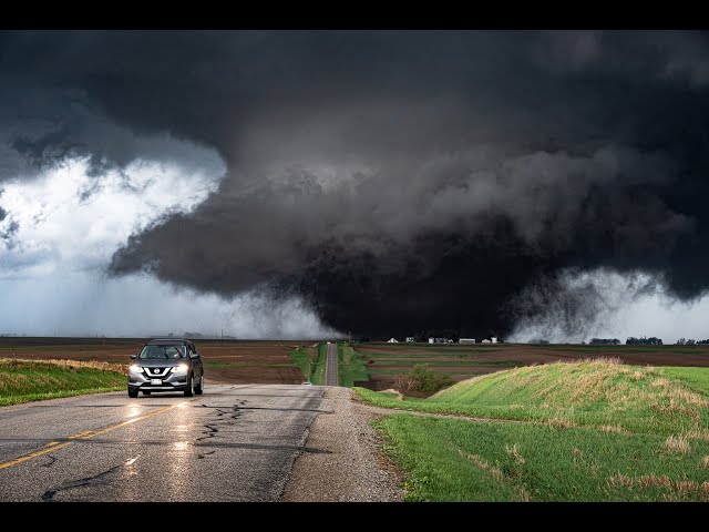 EF3 Tornado Intercept in Harlan, Iowa. GoPro POV.