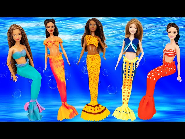 Barbie Dolls - Creating Mermaid Costumes out of Clay