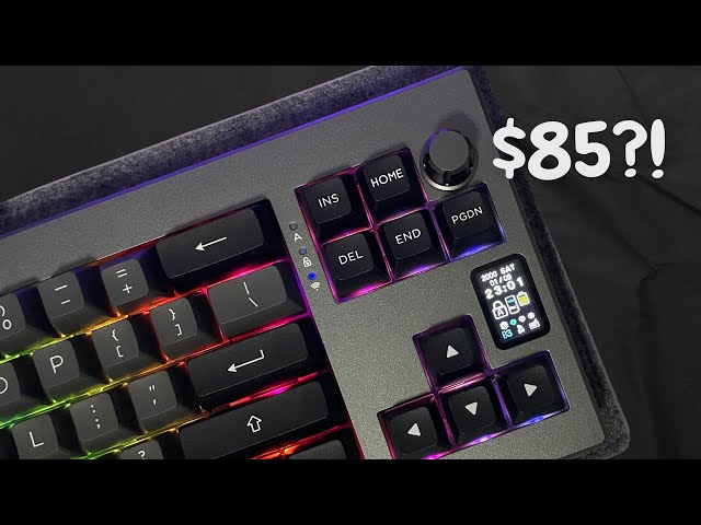 this budget keyboard has a SCREEN