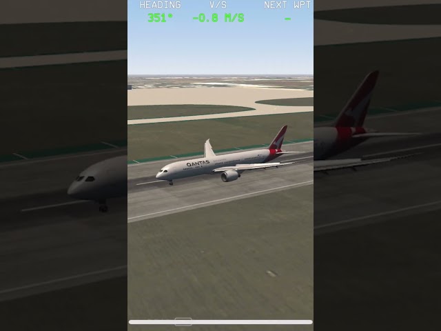 Qantas 787 smooth landing