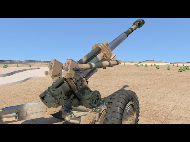 How does the 155mm howitzer work?