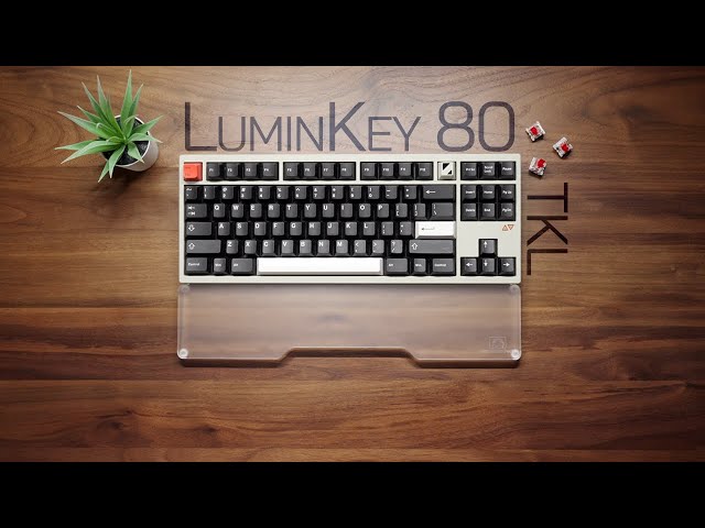 Luminkey 80 TKL Mechanical Keyboard Review: E-Retro White