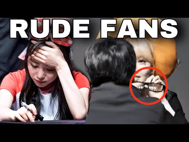 Kpop Idols VS Rude Fans