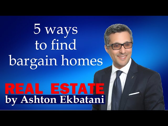 Finding Bargain homes is easy!