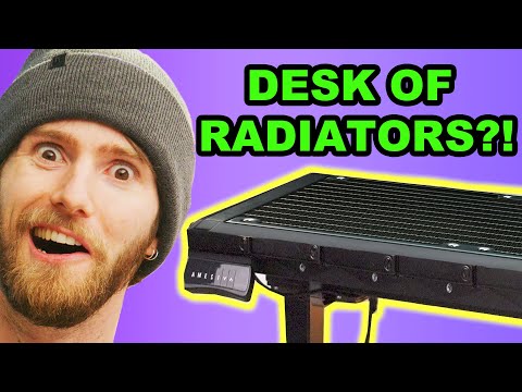 The Desk Made of Radiators can cool ANYTHING