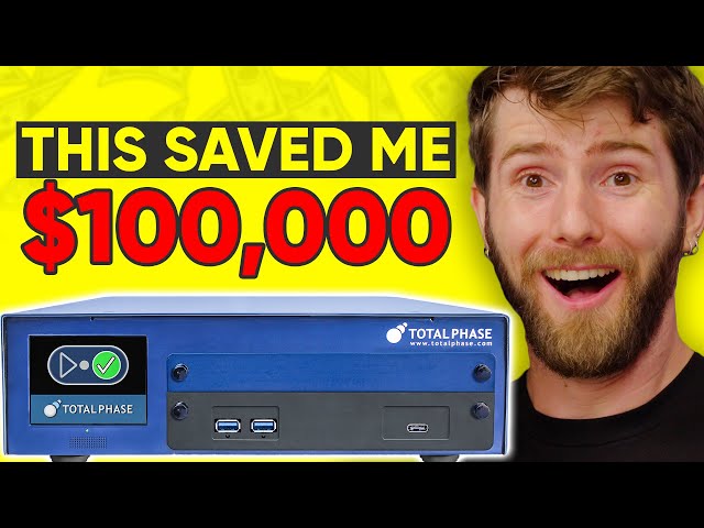 This Just Saved me $100,000 - Totalphase Cable Tester