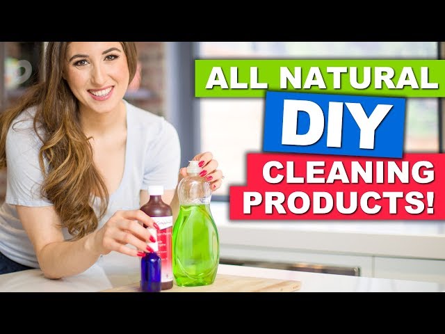 DIY CLEANERS: My NEW Cleaning Kit! (Baking Soda, Vinegar, Essential Oils, Castile Soap & More!)