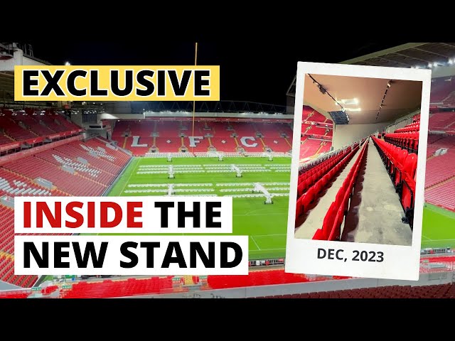 Anfield Road Stand EXCLUSIVE - First look inside the new upper tier