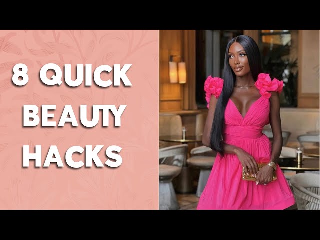 INSTANTLY Look PRETTIER | 8 Quick Beauty Hacks 💄💄