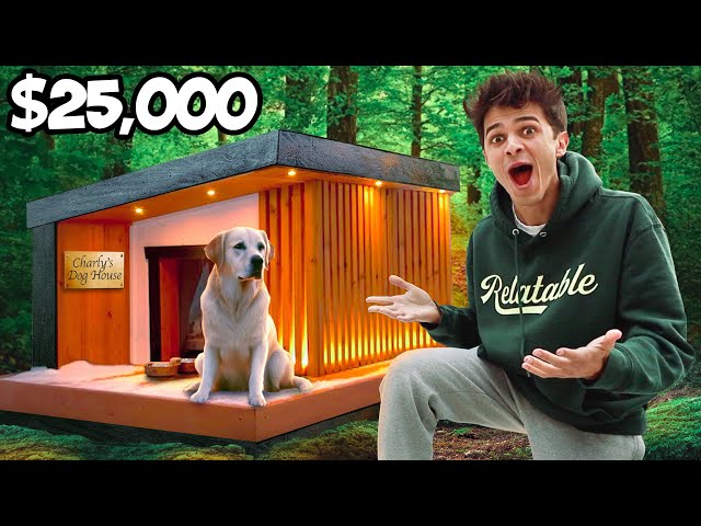 I BUILT A $25,000 DREAM DOG HOUSE!!
