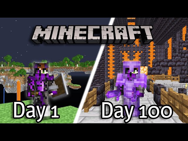 Surviving Over 100 Days On Minecraft's Floating Islands!