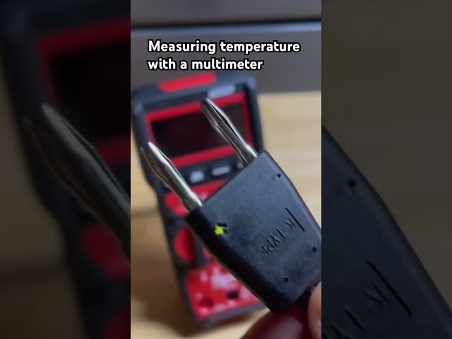 Measuring temperature with a k-type thermocouple