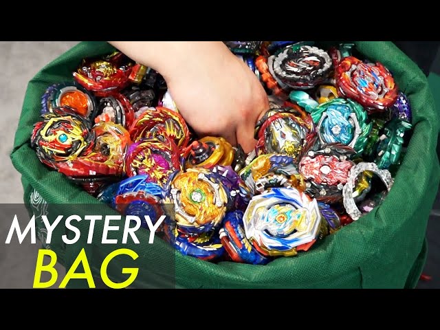 ENORMOUS MYSTERY BAG BATTLE! | 27 Pounds of Beyblades 5-on-5 Random Pick Showdown | Beyblade Burst