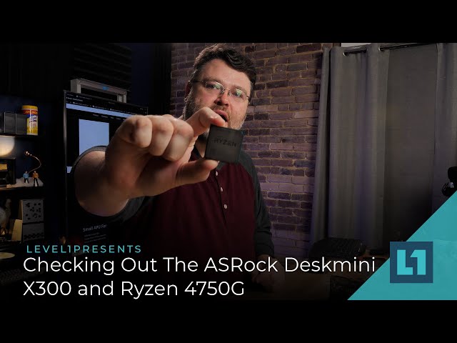 ASRock Deskmini X300 and Ryzen 4750G - Unboxing, Benchmarks and Linux