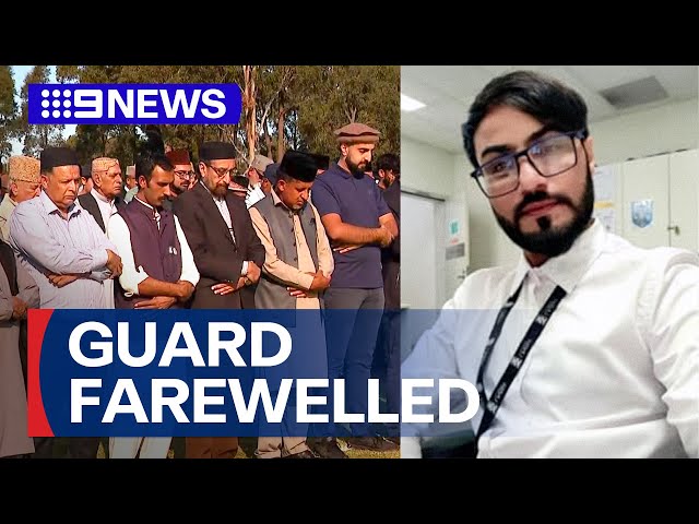 Security guard killed in Bondi Junction stabbing farewelled | 9 News Australia