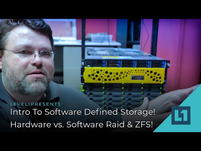 Intro To Software Defined Storage! Hardware vs. Software Raid & ZFS!