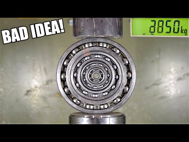 Crushing Dangerous Steel Parts with Hydraulic Press Compilation VOL 1