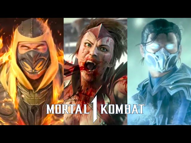 Mortal Kombat 1 Invasions - All Cutscenes Season 1-3 (4K 60FPS)