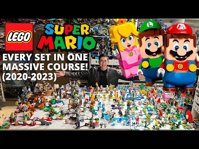 Playing with Every LEGO Super Mario Set Connected in a Massive Layout! (2020-2023)