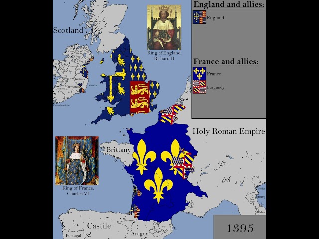 Hundred Years War with Flags, Every Year