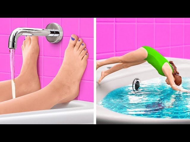 GIRLS PROBLEMS WITH LONG LEGS AND SHORT LEGS || Long Nails and Long Hair Moments by 123 GO! Series