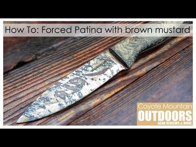 How To: Forced Patina using brown mustard