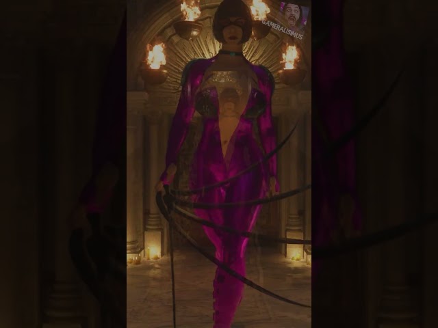 Resident Evil 8 Village Lady Dimitrescu Thicc LatexBody V2 Mod #shorts