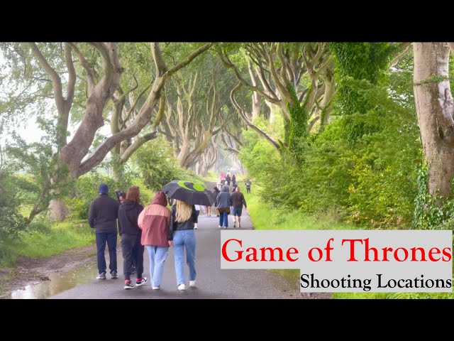 GAME OF THRONES Shooting Locations in Northern Ireland | Dark Hedges | Cushendun Caves