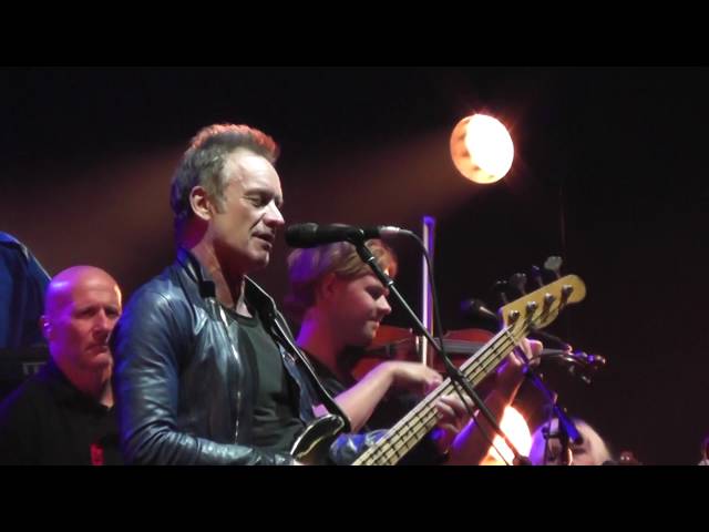 Sting "Invisible Sun" in Edmonton July 24, 2016 Rock Paper Scissors Tour