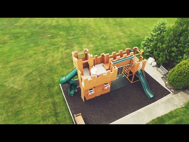 Castle Playset Helix DJI Drone at Sunset
