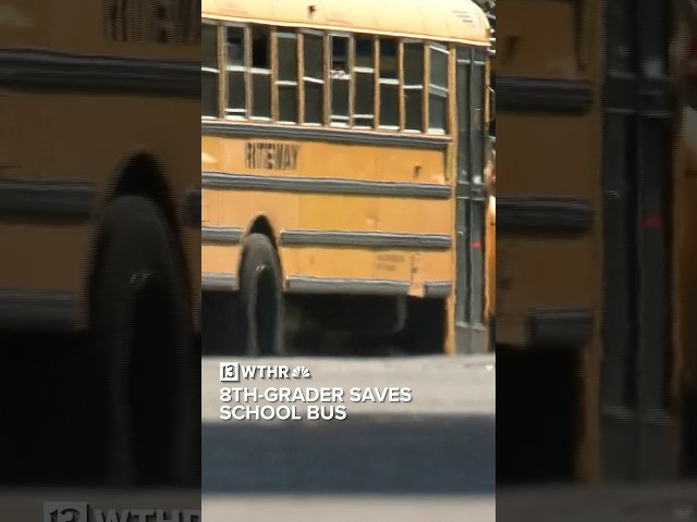 8th-grader saves bus after driver has medical emergency