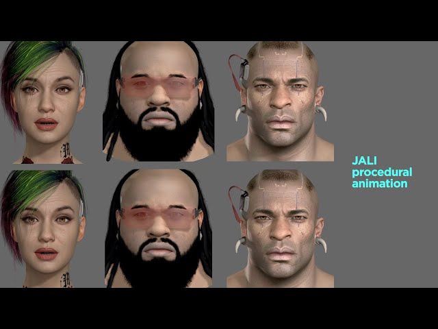 JALI Driven Expressive Facial Animation & Multilingual Speech in CYBERPUNK 2077 with CDPR