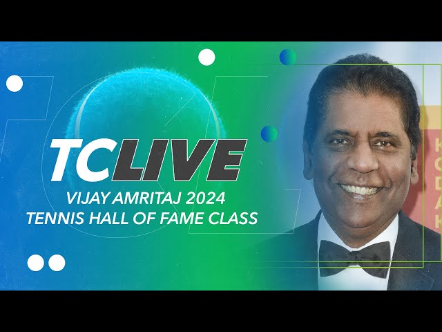 Vijay Amritraj Inducted to Tennis Hall of Fame | Tennis Channel Live