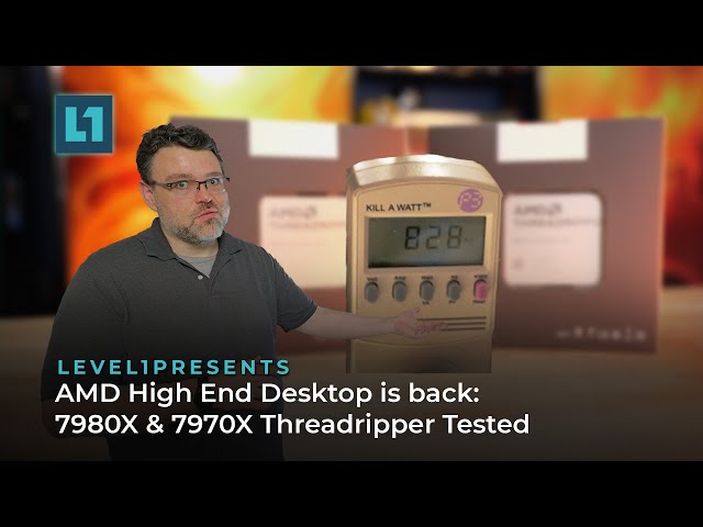 AMD High End Desktop is back: 7980X & 7970X  Threadripper Tested