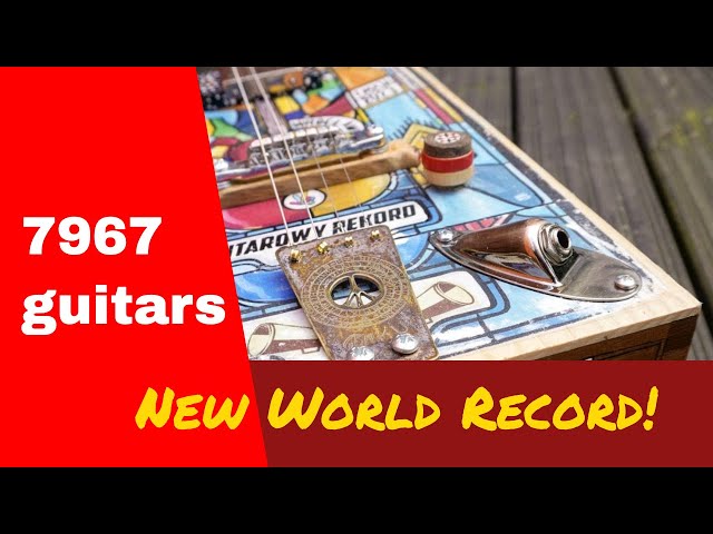 Guinness World Record - 7967 guitars!