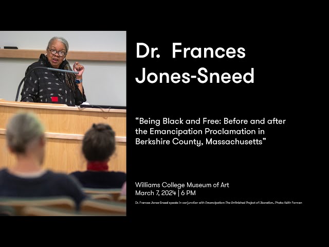Dr. Frances Jones-Sneed Talk