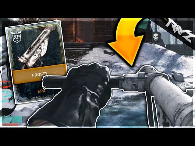 EPIC STEN FROSTY UNLOCKED! Most Expensive Variant In CoD WWII Winter Siege (Call of Duty WW2)