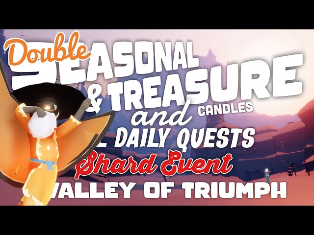 DOUBLE Season Candles, Treasure Cakes  and Daily Quests | Valley of Triumph | SkyCotl | NoobMode