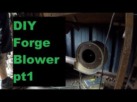Building a DIY Blacksmith's Forge Blower PT1