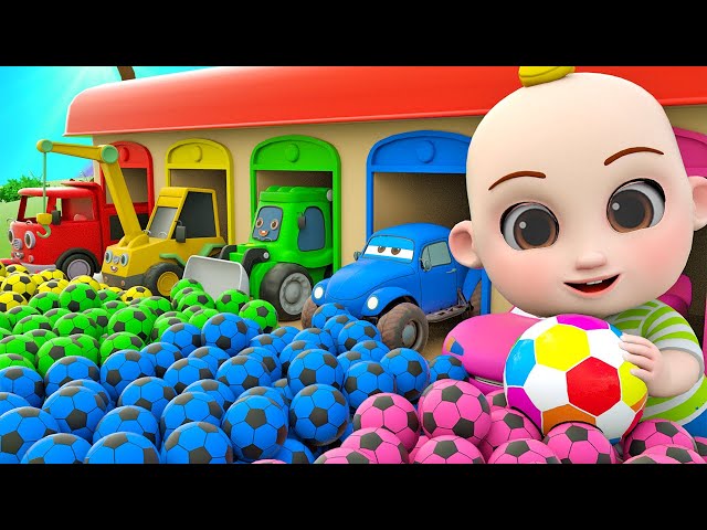 Las Ruedas Del Autobús de Colores y Canciones Infantiles Para Bebés | PAMCHUCHU Rimas de Guarderia