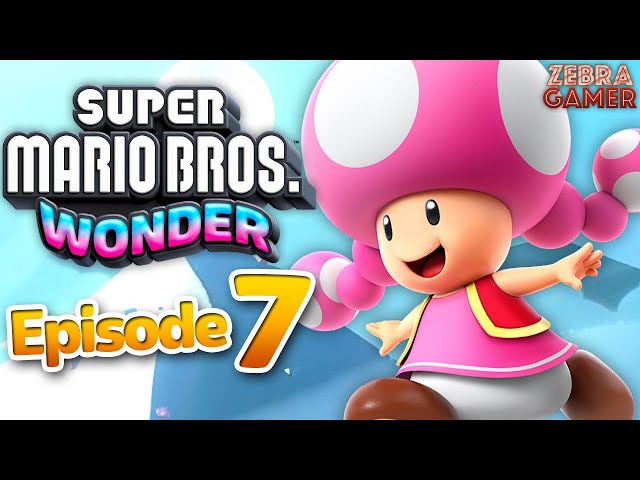 Super Mario Bros. Wonder Gameplay Walkthrough Part 7 - Toadette! World 4 Sunbaked Desert!