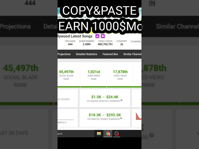 $100 In 1Month Copy & Paste method 😍