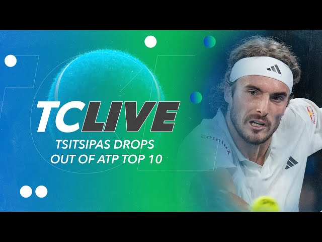 Tsitsipas Drops Out Of ATP Top 10 | Tennis Channel Live