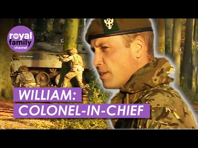 Prince William 'Attacks Enemy Positions' As New Colonel-in-Chief of Mercian Regiment