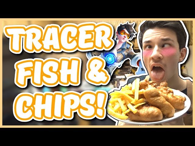 Overwatch - TRACER FISH AND CHIPS RECIPE (Chef You Wack)