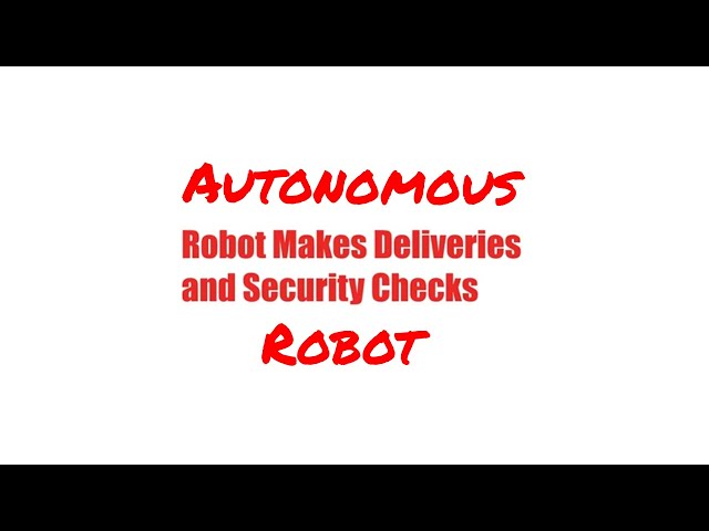 Autonomous Robot Waypoint Following Making Deliveries ROS Navigation Raspberry Pi