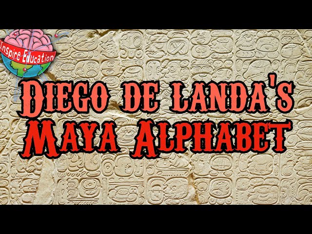 The Maya: Alphabet Glyphs